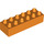 Duplo Orange Brick 2 x 6 (2300)