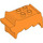 Duplo Orange Design Brick Hair (4997)