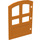 Duplo Orange Tür mit kleineren unteren Fenstern (31023)