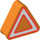 Duplo Orange Sign Triangle with Warning triangle (42025 / 43206)