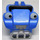 Duplo Perlblau Quad/Bike Körper mit Augen und Silber Gitter (54005 / 55886)