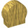 Duplo Or perlé Brique 1 x 3 x 2 avec Rond Haut avec côtés découpés (14222)