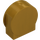 Duplo Pearl Gold Brick 1 x 3 x 2 with Round Top with No. 1 medal with Cutout Sides (14222 / 15803)