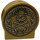 Duplo Or perlé Brique 1 x 3 x 2 avec Rond Haut avec Skull et Crossbones avec côtés découpés (13796 / 14222)