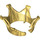 Duplo Parelmoer goud Tiara (57887)