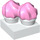 Duplo assiette avec Cupcakes avec Pink Icing (65188)
