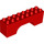 Duplo Red Arch Brick 2 x 8 x 2 (18652)