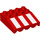 Duplo rot Awning mit Weiß Streifen (Lange Streifen) (37077 / 61899)