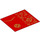 Duplo Red Blanket with Gold (75562)