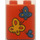 Duplo rouge Brique 1 x 2 x 2 avec Butterflies sans tube à l&#039;intérieur (4066)
