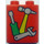 Duplo rouge Brique 1 x 2 x 2 avec Tools sans tube à l&#039;intérieur (4066)