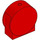 Duplo Rood Steen 1 x 3 x 2 met Ronde Top met uitgesneden zijkanten (14222)