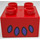 Duplo Red Brick 2 x 2 with Toes (3437 / 45195)