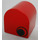 Duplo Rojo Ladrillo 2 x 2 x 2 con Parte superior curva con Ojo Patrón en Dos Lados (3664)