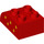 Duplo Red Brick 2 x 3 with Curved Top with Yellow seeds left (2302 / 73346)