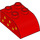 Duplo Rood Steen 2 x 3 met Gebogen bovenkant met Geel seeds Rechtsaf (2302 / 73347)