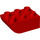 Duplo Rood Steen 2 x 3 met Omgekeerd Helling Curve (98252)