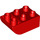 Duplo Red Brick 2 x 3 with Inverted Slope Curve (98252)