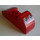 Duplo Red Brick 2 x 6 with Rounded Ends and Eyes (31212 / 83534)