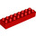 Duplo Red Brick 2 x 8 (4199)