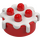 Duplo Rouge Cake avec Blanc Icing (76317)