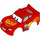 Duplo Rood Auto Body met Mcqueen Swirl Vlam Design (101603)