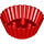 Duplo rot Cupcake Liner 4 x 4 x 1.5 (18805 / 98215)