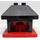 Duplo Red Fireplace with Black top. 2 studs on top (4918)