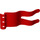 Duplo rouge Drapeau 2 x 5 avec trous (51725)