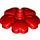 Duplo Red Flower 3 x 3 x 1 (84195)