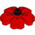 Duplo rouge Fleur 3 x 3 x 1 (84195)