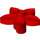Duplo Red Flower with 5 Angular Petals (6510 / 52639)