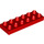 Duplo Red Plate 2 x 6 (98233)