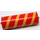 Duplo rot Roller mit Gelb Stripe (31035)