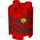 Duplo rouge Rond Brique 2 x 2 x 2 avec Dynamite (43511 / 98225)