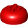 Duplo rouge Rond Brique 4 x 4 avec Dome Haut (18488 / 98220)