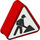 Duplo rouge Sign Triangle avec Workman sign (13039 / 47727)