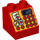 Duplo rouge Pente 2 x 2 x 1.5 (45°) avec Cash Register (6474 / 15966)