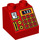 Duplo rouge Pente 2 x 2 x 1.5 (45°) avec Cash Register (6474 / 37388)