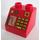 Duplo Rød Skråning 2 x 2 x 1.5 (45°) med Cash Register (6474)