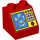 Duplo rouge Pente 2 x 2 x 1.5 (45°) avec Computer Screen (6474 / 82293)