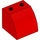 Duplo Red Slope 45° 2 x 2 x 1.5 with Curved Side (11170)