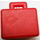 Duplo Red Suitcase with Logo (6427)