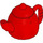 Duplo Rojo Tea Pot con Tapa (3728 / 35735)