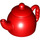 Duplo Rojo Tea Pot con Tapa (3728 / 35735)