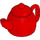 Duplo rot Tea Pot mit Deckel (3728 / 35735)