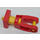Duplo rouge Toolo Turnable Support 2 x 2 x 4 avec Forks et Screw avec Bas Tuile avec Screw