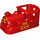 Duplo Red Train Engine Body 4 x 8 x 3.5 (38742)