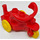 Duplo Rot Tricycle mit Gelb Räder (31189)