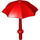 Duplo rouge Umbrella avec Stop (40554)